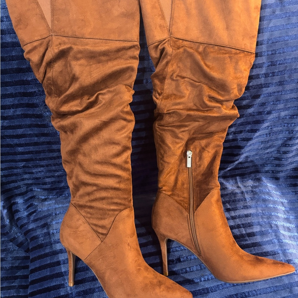 Jessica Simpson Brown Over the Knee Boots